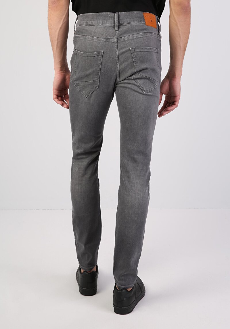 Afișați detalii pentru Pantaloni De Barbati Gri Skinny Fit 040 Alex Cl1045895