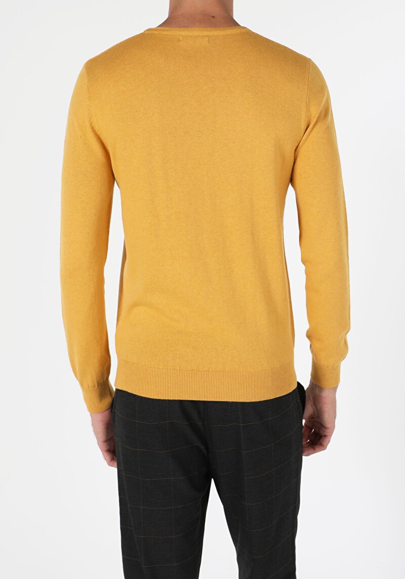 Afișați detalii pentru Pulover De Barbati Galben Regular Fit  Cl1051445