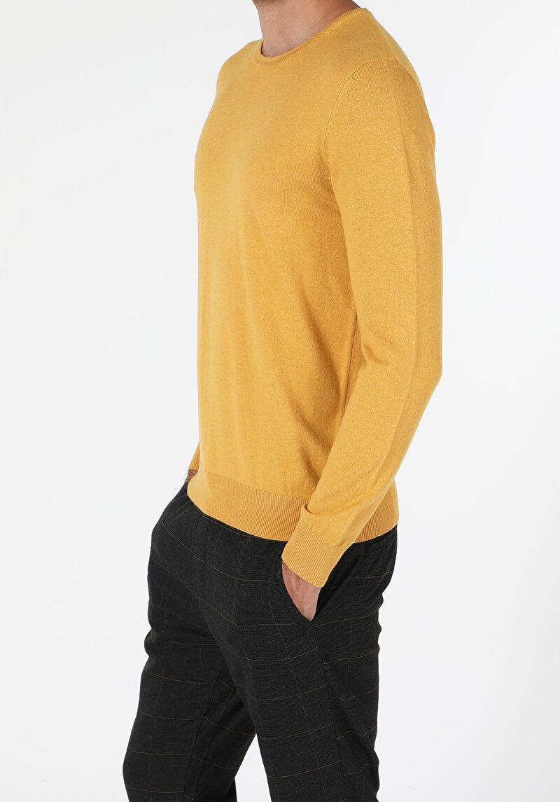 Afișați detalii pentru Pulover De Barbati Galben Regular Fit  Cl1051445