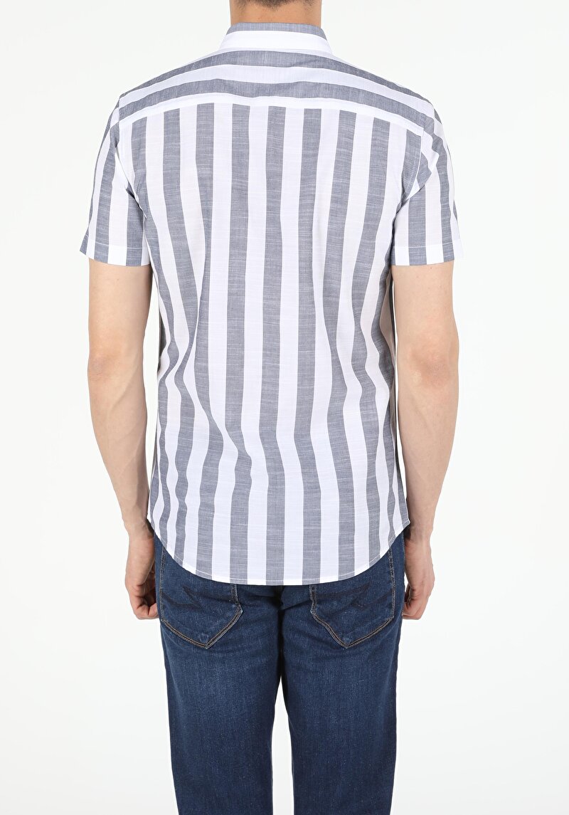 Afișați detalii pentru  Barbati Camasa Cu Maneca Scurta Slim Fit