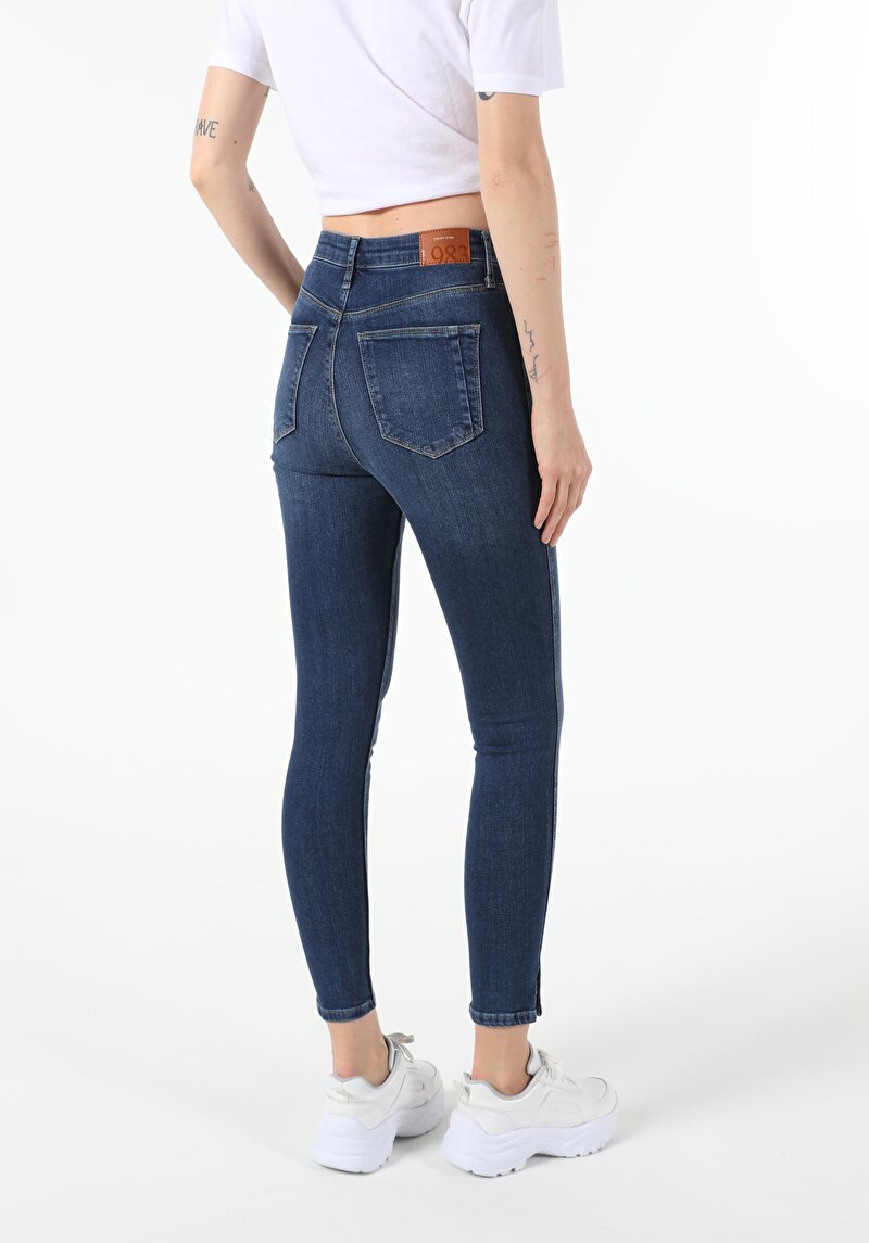 Afișați detalii pentru Pantaloni De Dama Denim Super Slim Fit 760 Diana Cl1054595