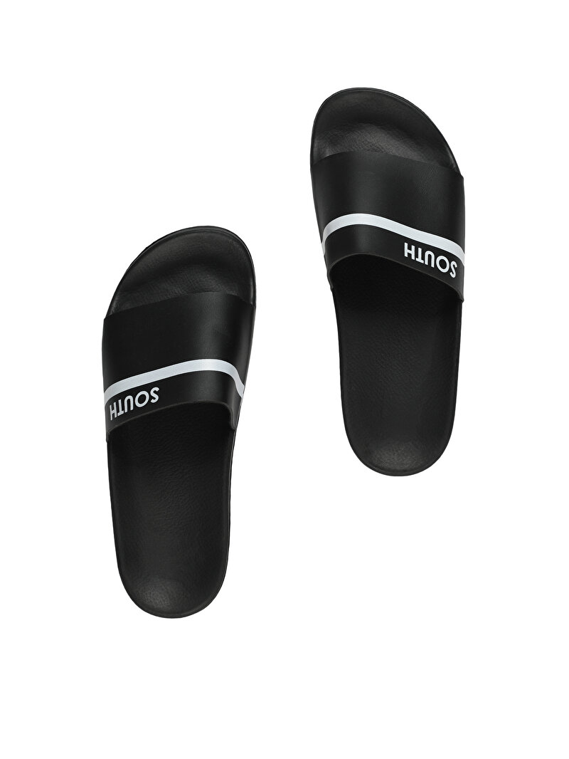 Imagine a Negru Barbati Papuci Plaja Modern Fit