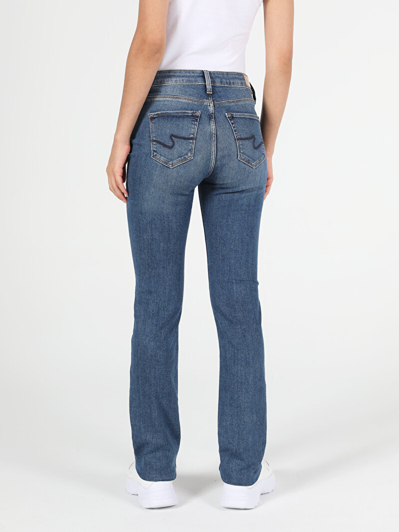 Imagine a Blugi De Dama Cu Talie Medie Regular Fit  792 Mıla