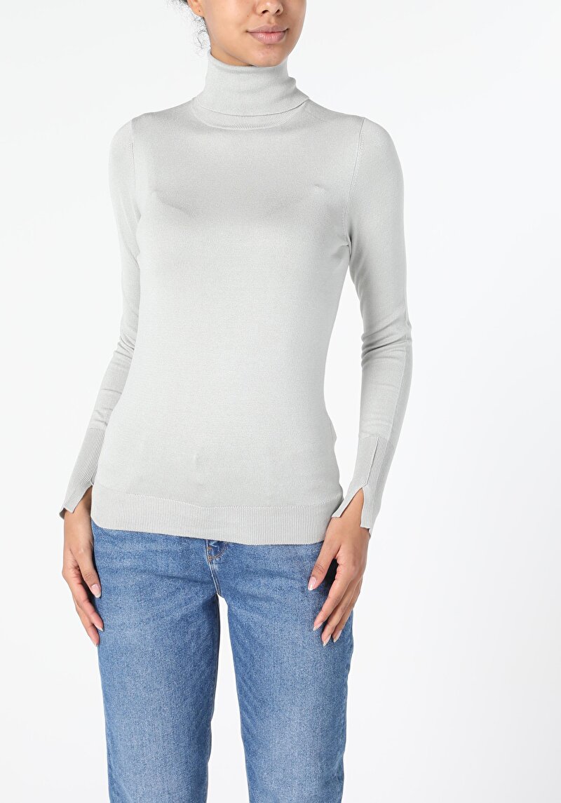 Afișați detalii pentru Pulover De Dama Verde Slim Fit  Cl1051087