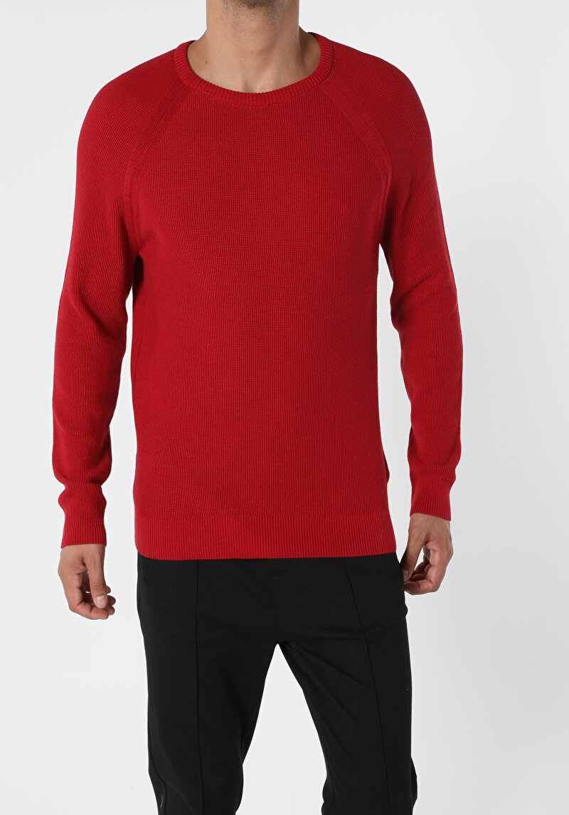 Imagine a Pulover De Barbati Roşu Regular Fit Cl1054867