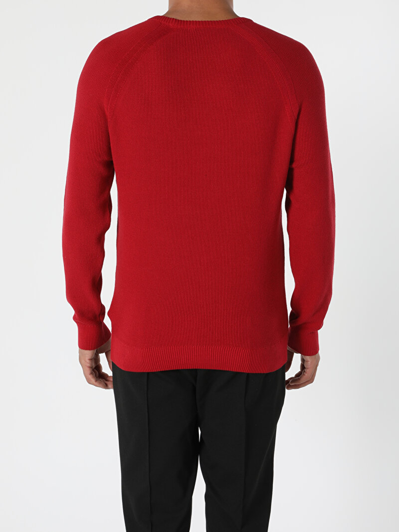 Imagine a Pulover De Barbati Roşu Regular Fit Cl1054867