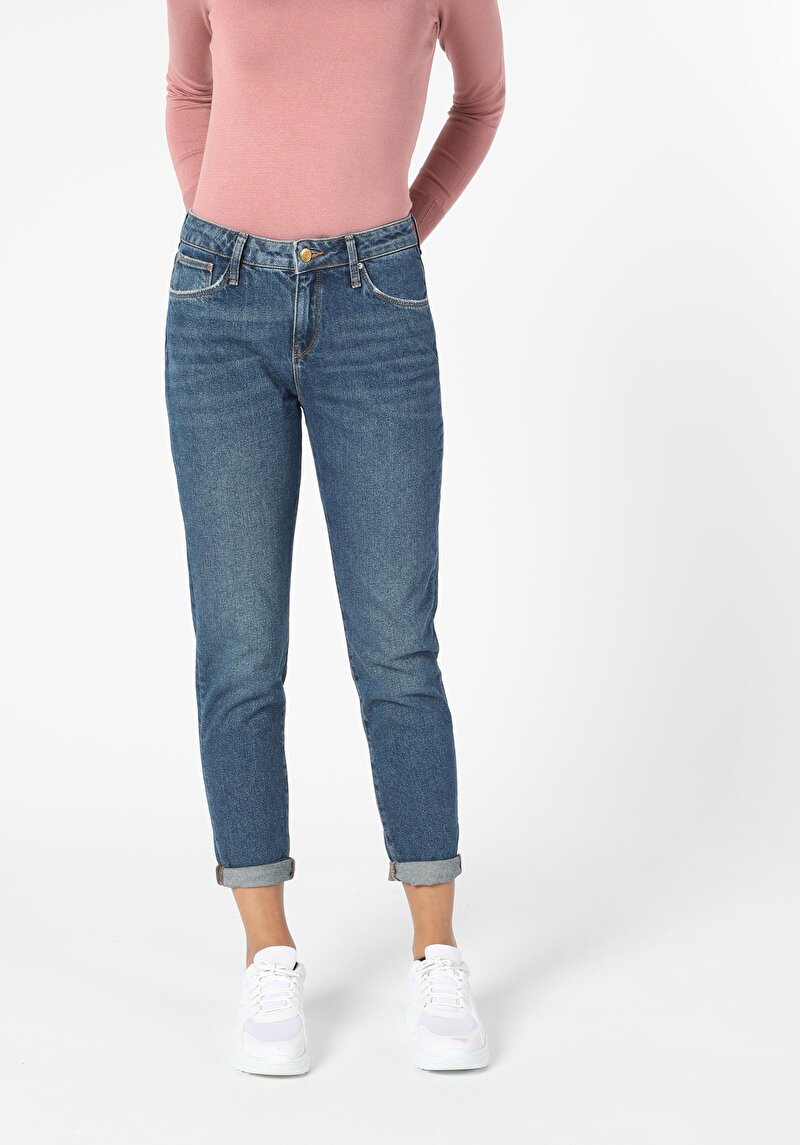 Imagine a Pantaloni De Dama Denim Boyfriend Fit 893 Julia Cl1056329