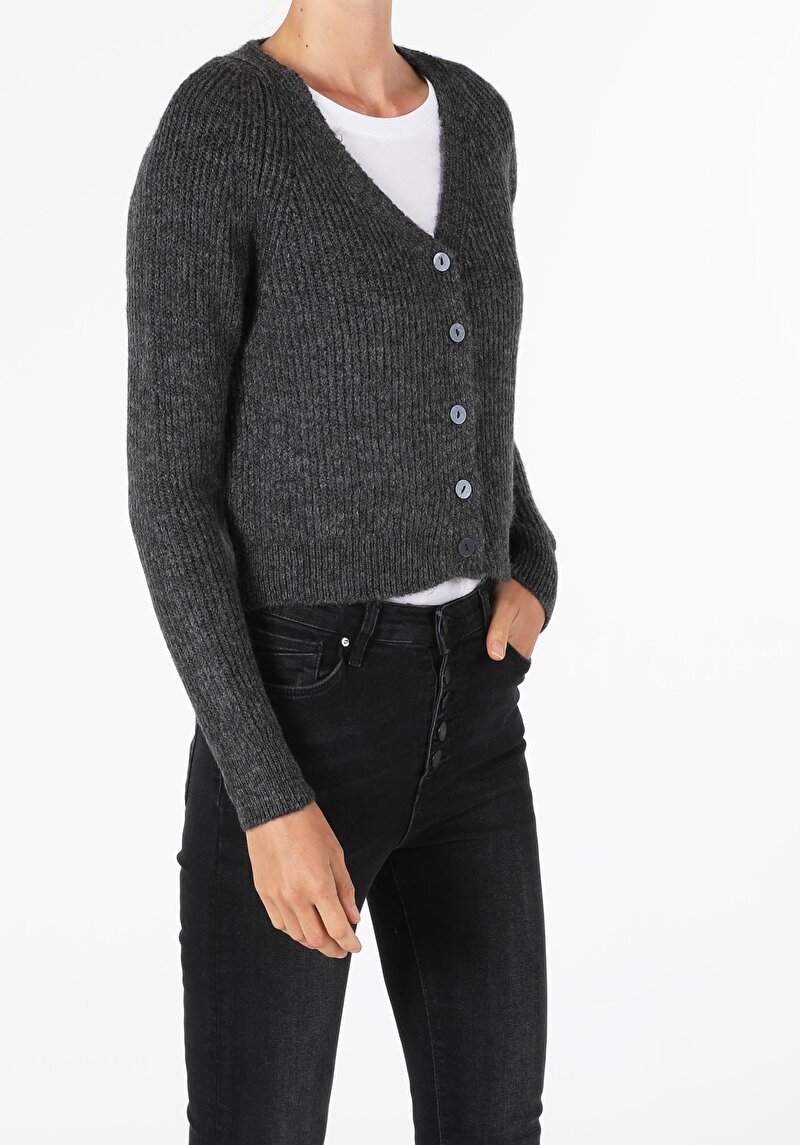 Imagine a Cardigan De Dama Antracit Regular Fit  Cl1056494