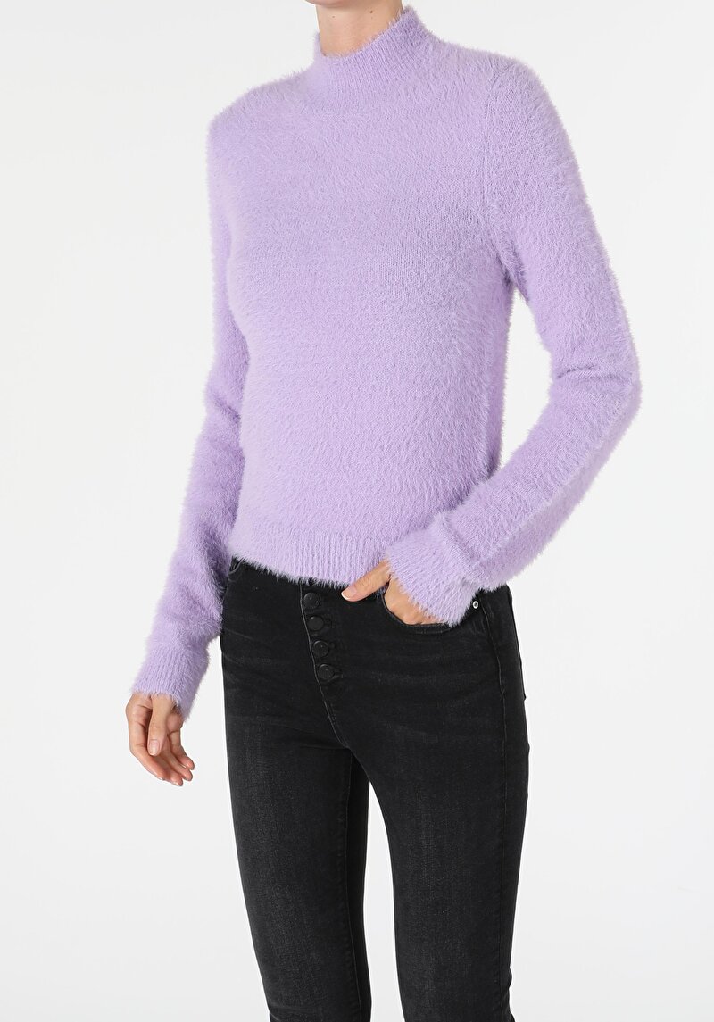 Imagine a Pulover De Dama Mov Slim Fit Cl1050737