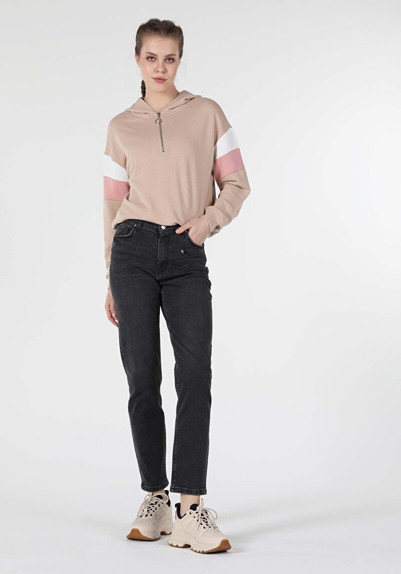 Imagine a Hanorac / Bluza De Dama Bej Regular Fit  Cl1052446