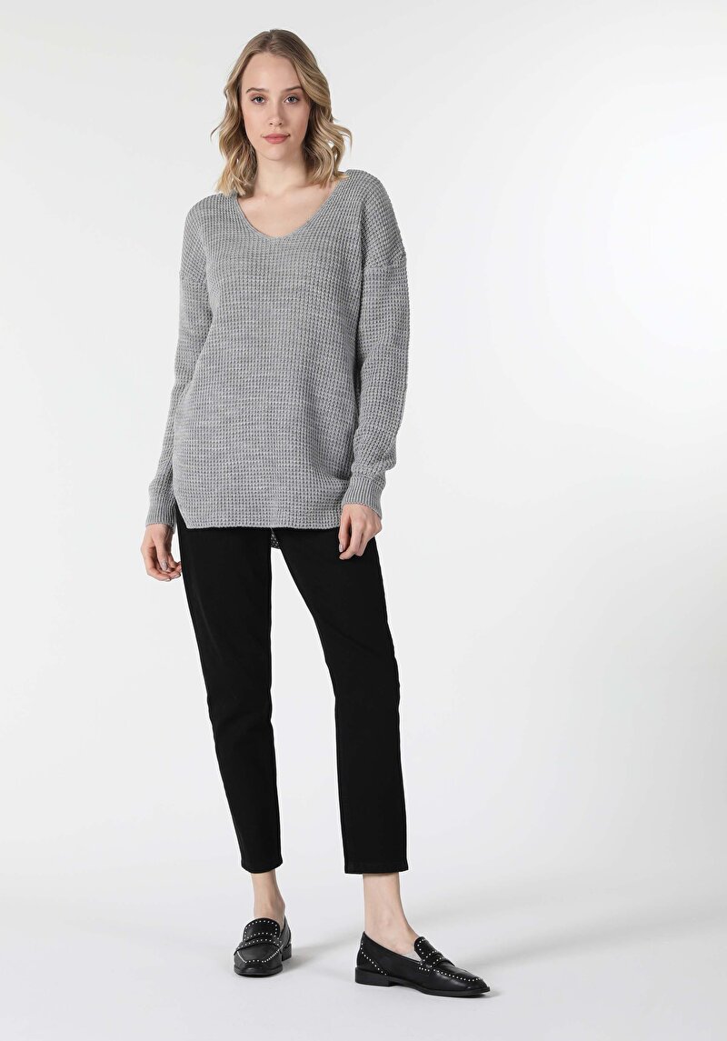 Imagine a Pulover De Dama Gri Regular Fit  Cl1052887