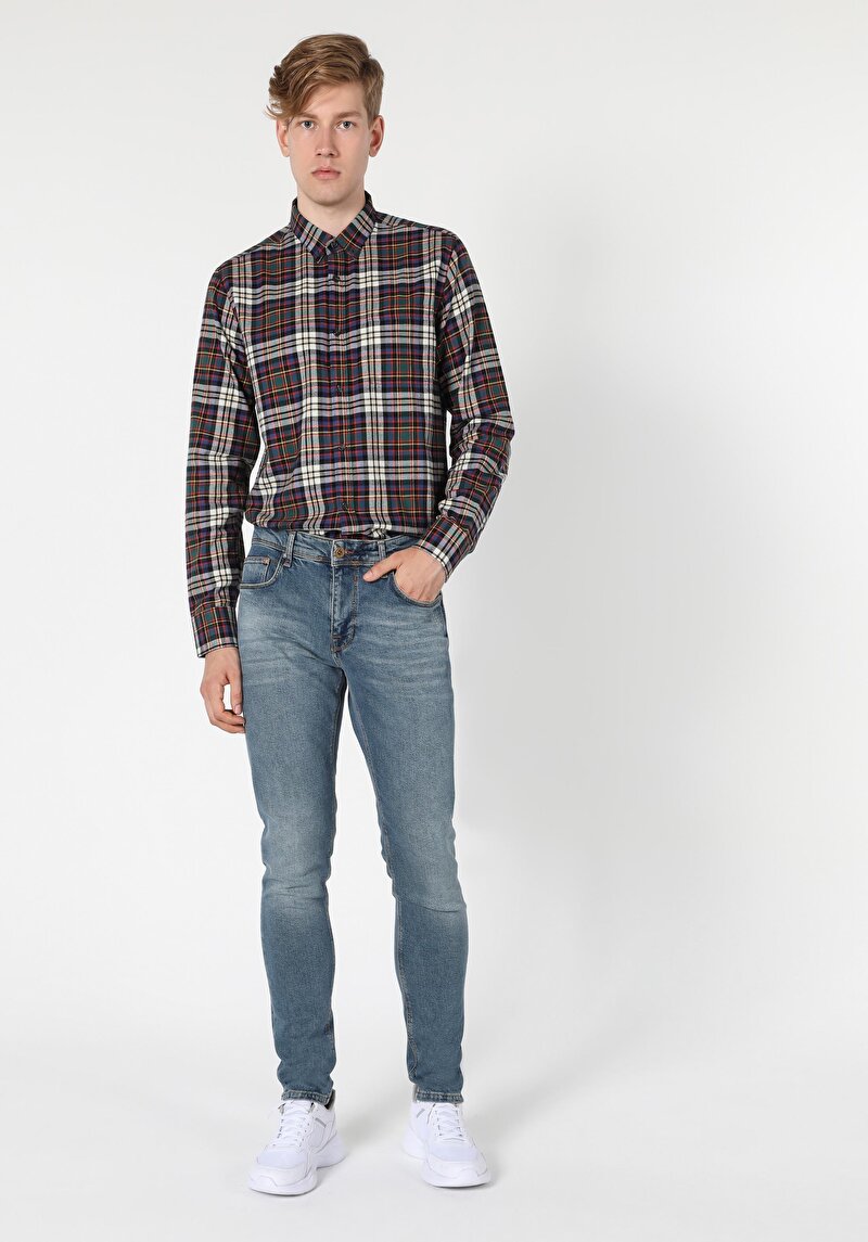 Imagine a Pantaloni De Barbati Denim Slim Fit 041 Danny Cl1057029