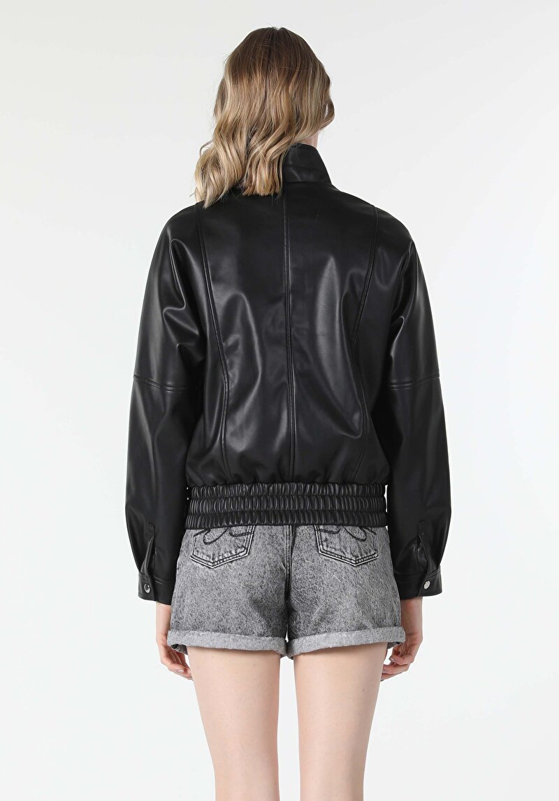 Imagine a Jacheta De Dama Negru Regular Fit Cl1057279