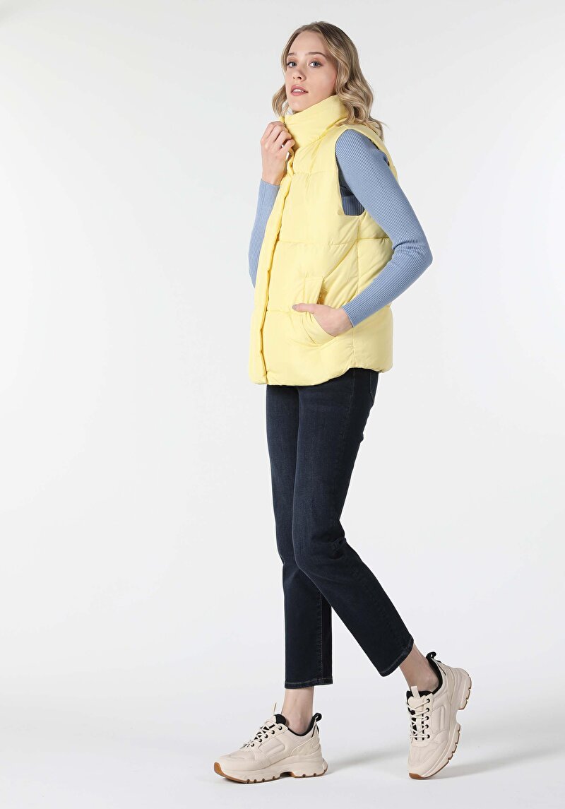 Imagine a Vesta De Dama Galben Regular Fit Cl1057326