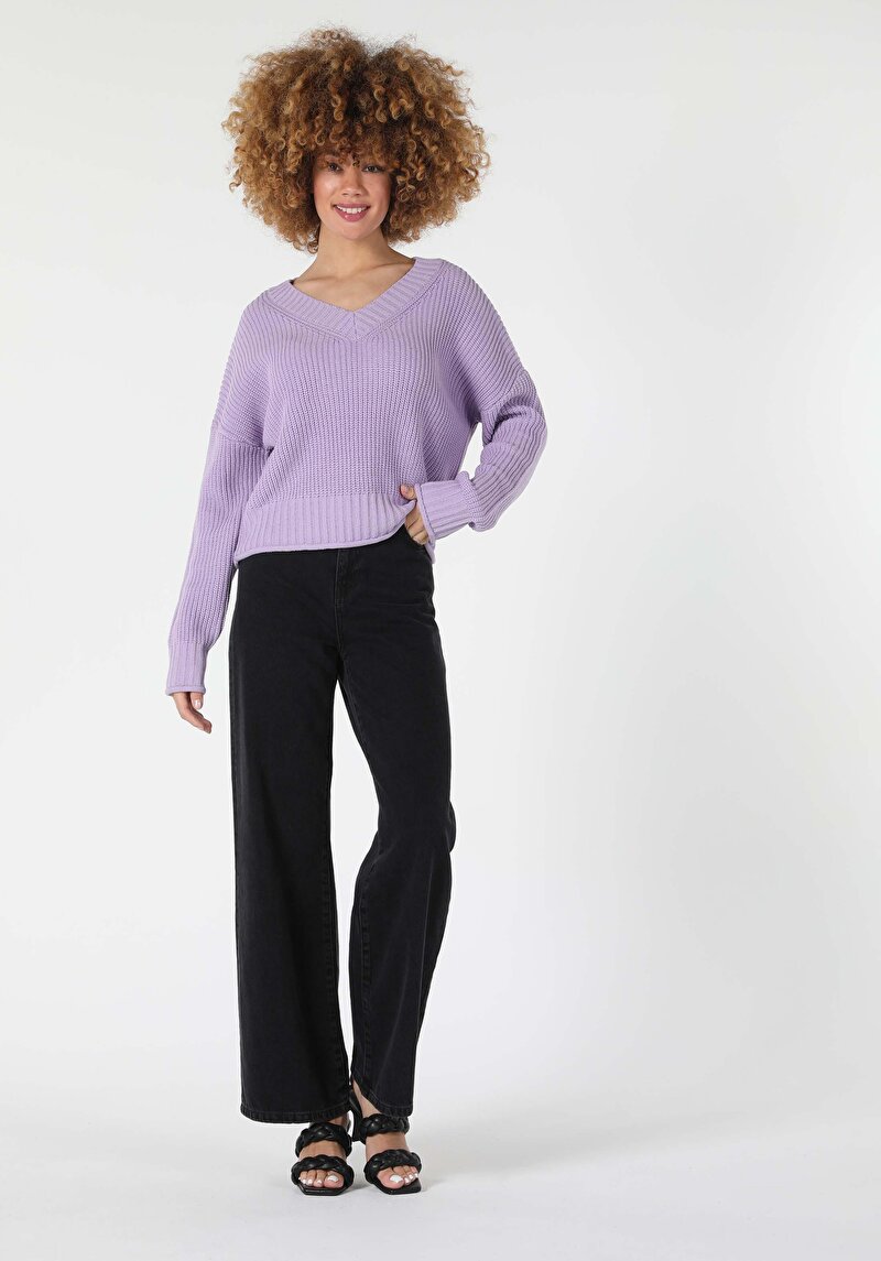 Imagine a Pulover De Dama Mov Regular Fit Cl1057439