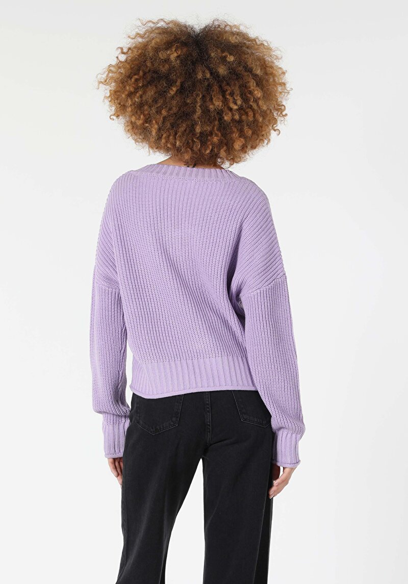 Afișați detalii pentru Pulover De Dama Mov Regular Fit  Cl1057439