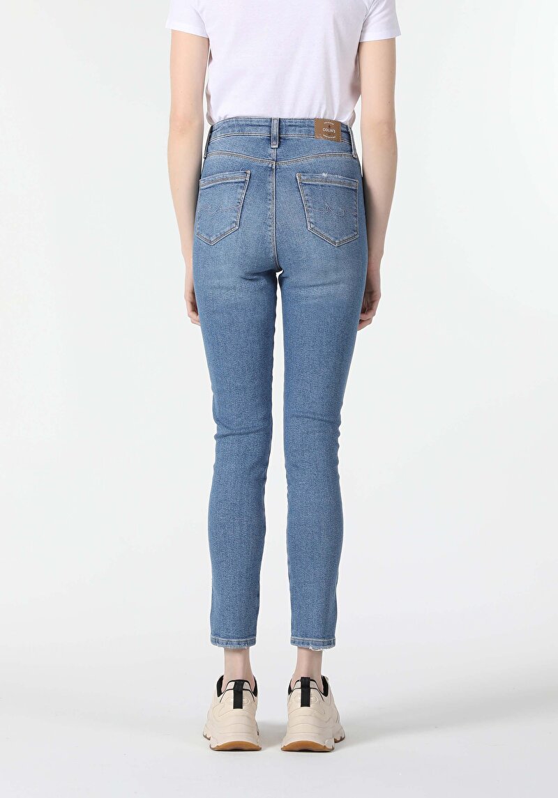 Afișați detalii pentru Pantaloni De Dama Denim Super Slim Fit 760 Diana Cl1057917