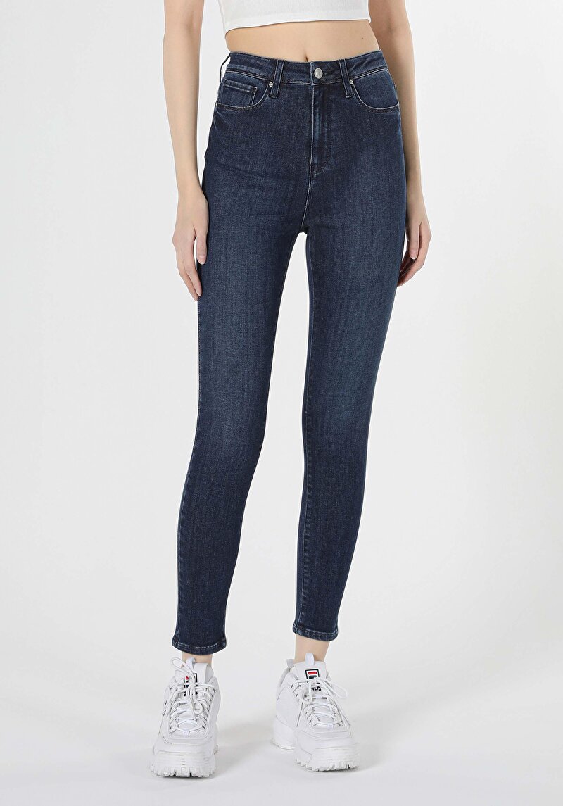 Afișați detalii pentru Pantaloni De Dama Denim Super Slim Fit 760 Diana Cl1057908