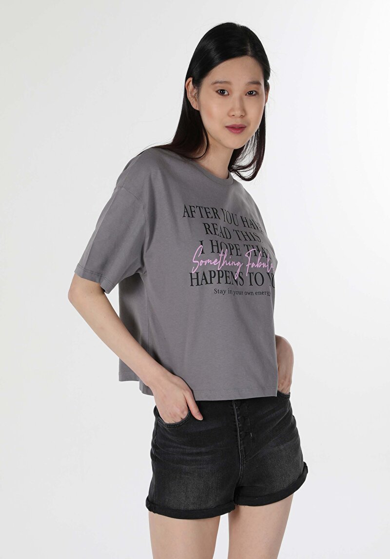 Imagine a Tricou Cu Maneca Scurta De Dama  Comfort Fit  Cl1057346