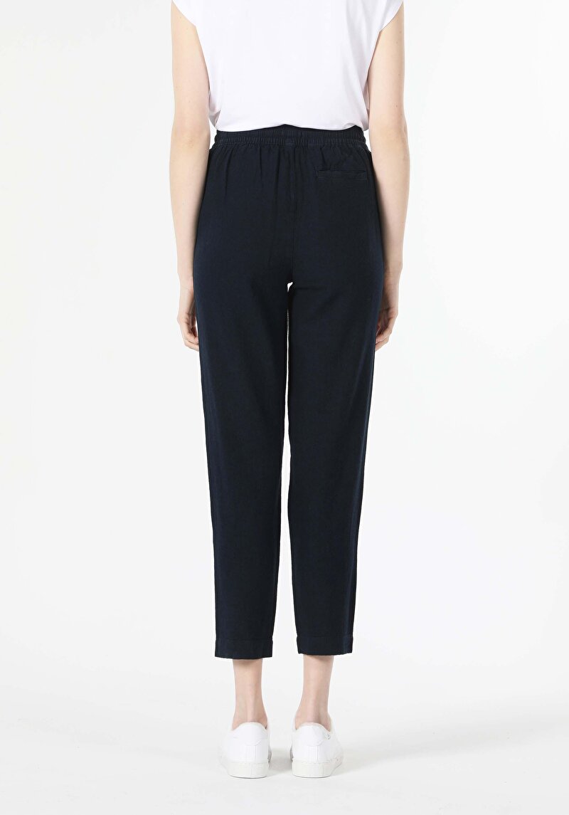 Afișați detalii pentru Pantaloni De Dama Albastru Marin Regular Fit  Cl1058539