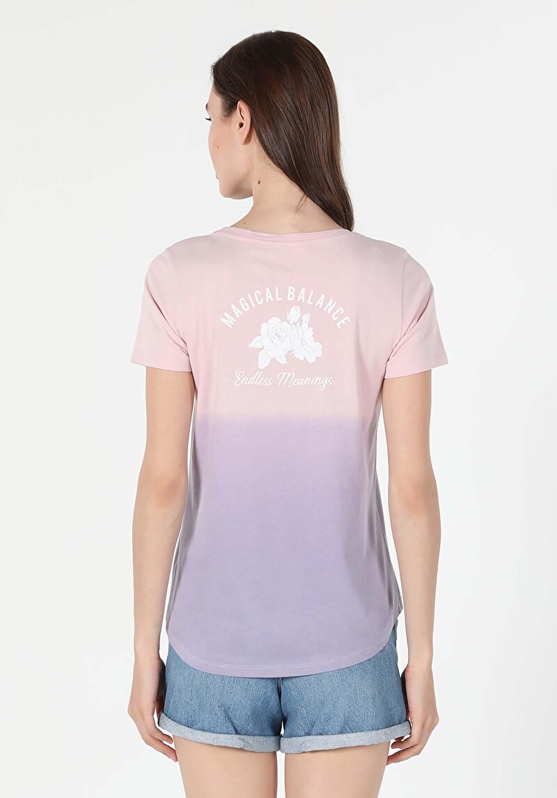 Afișați detalii pentru Tricou Cu Maneca Scurta De Dama Roz Regular Fit  Cl1058975