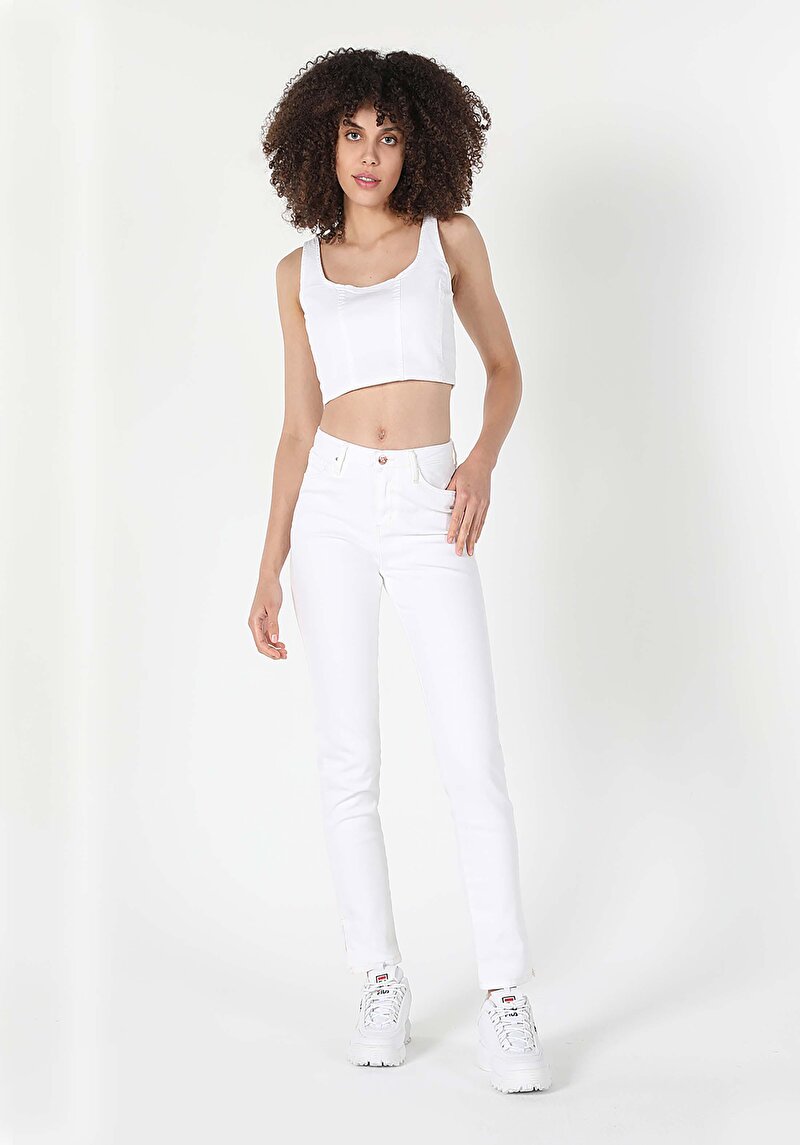Imagine a Pantaloni De Dama Denim Slim Fit 703 Carla Cl1059274