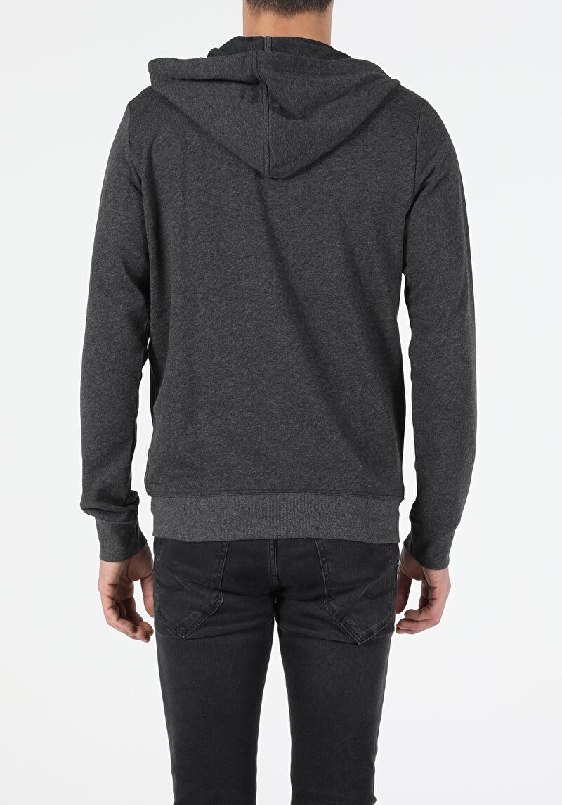 Afișați detalii pentru Regular Fit Hanorac Cu Glugă Pentru Bărbați Antracit