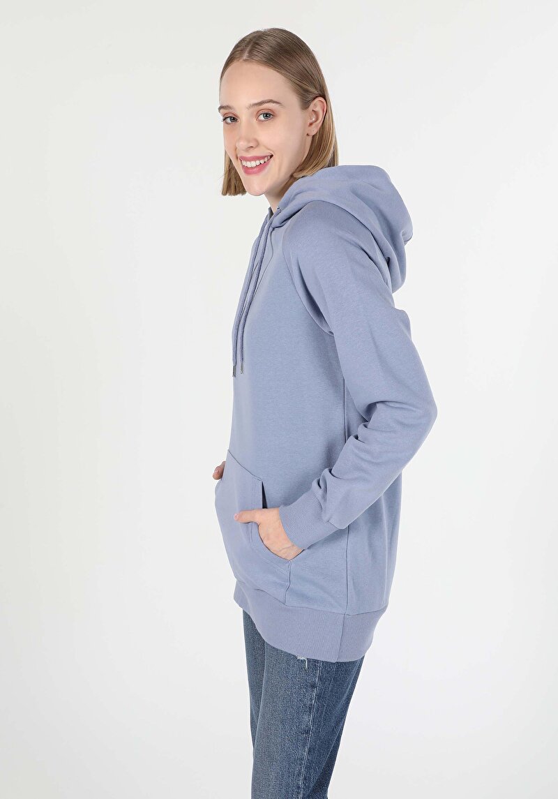 Imagine a Hanorac / Bluza De Dama Mov Regular Fit Cl1045200