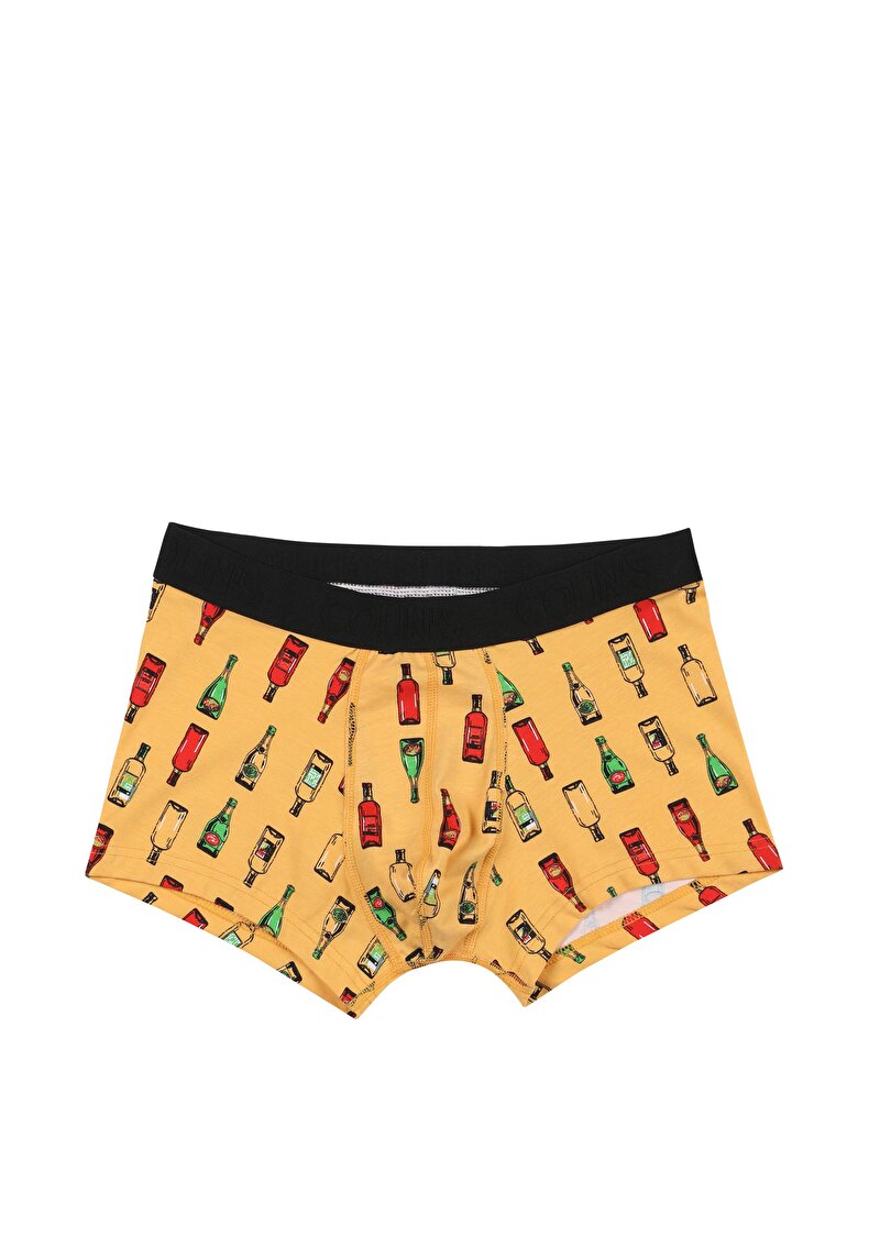 Imagine a Boxer Sari Pentru Bărbați Cu İmprimeu Modern Fit