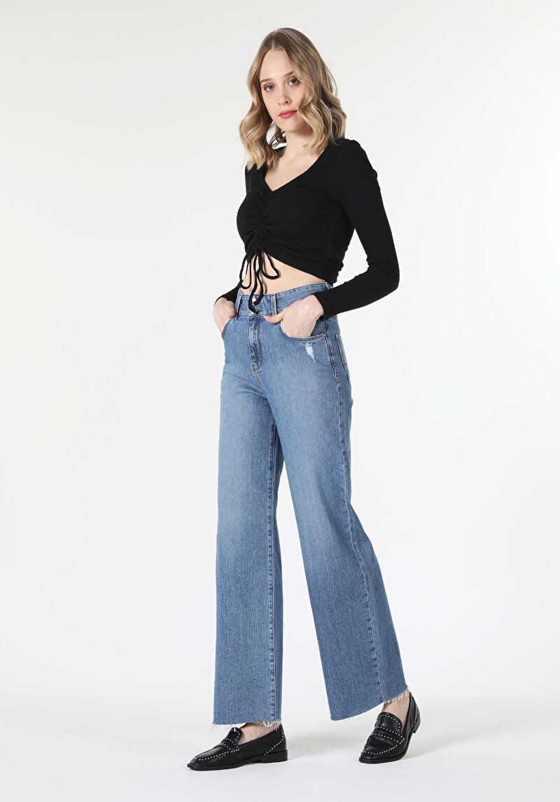 Afișați detalii pentru Tricou Cu Maneca Lunga De Dama Negru Slim Fit  Cl1058168