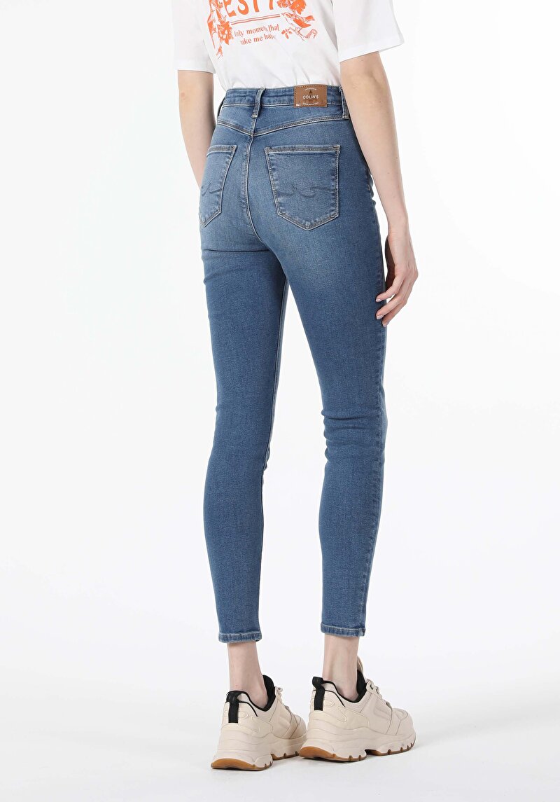 Afișați detalii pentru Pantaloni De Dama Denim Super Slim Fit 760 Diana Cl1057916