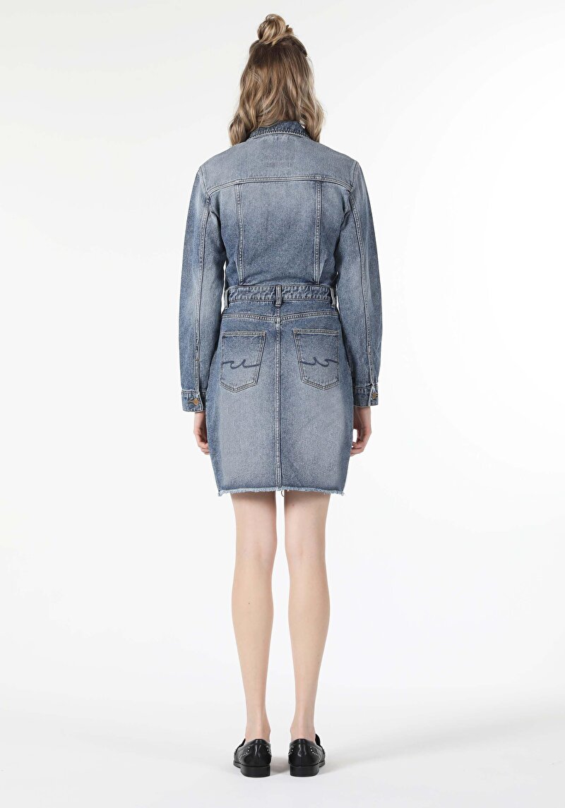 Imagine a Rochie De Dama Denim Slim Fit Cl1058316