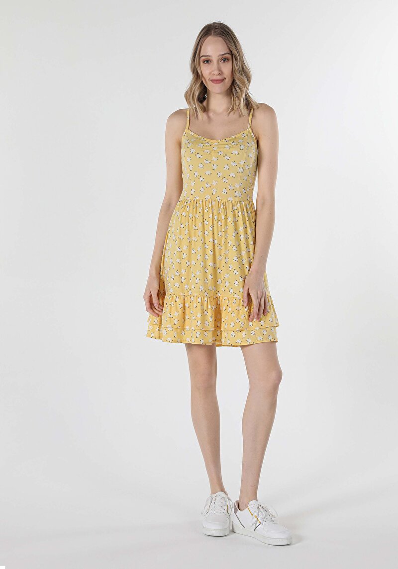 Afișați detalii pentru Rochie De Dama Galben Regular Fit  Cl1059352