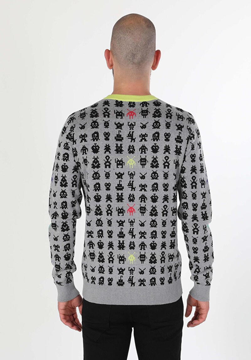 Afișați detalii pentru Pulover De Barbati Gri Regular Fit  Cl1060067