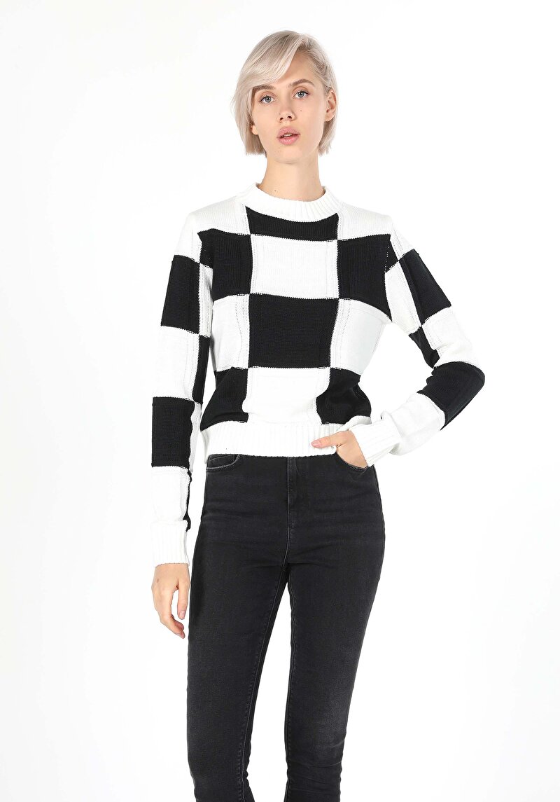 Imagine a Pulover De Dama Alb   Cl1060702