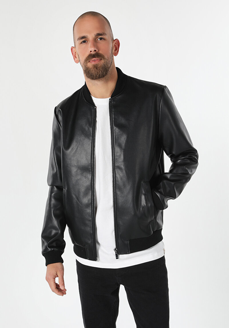 Imagine a Jacheta De Barbati Negru Slim Fit  Cl1061851