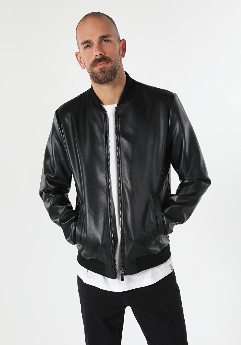 Imagine a Jacheta De Barbati Negru Slim Fit Cl1061851