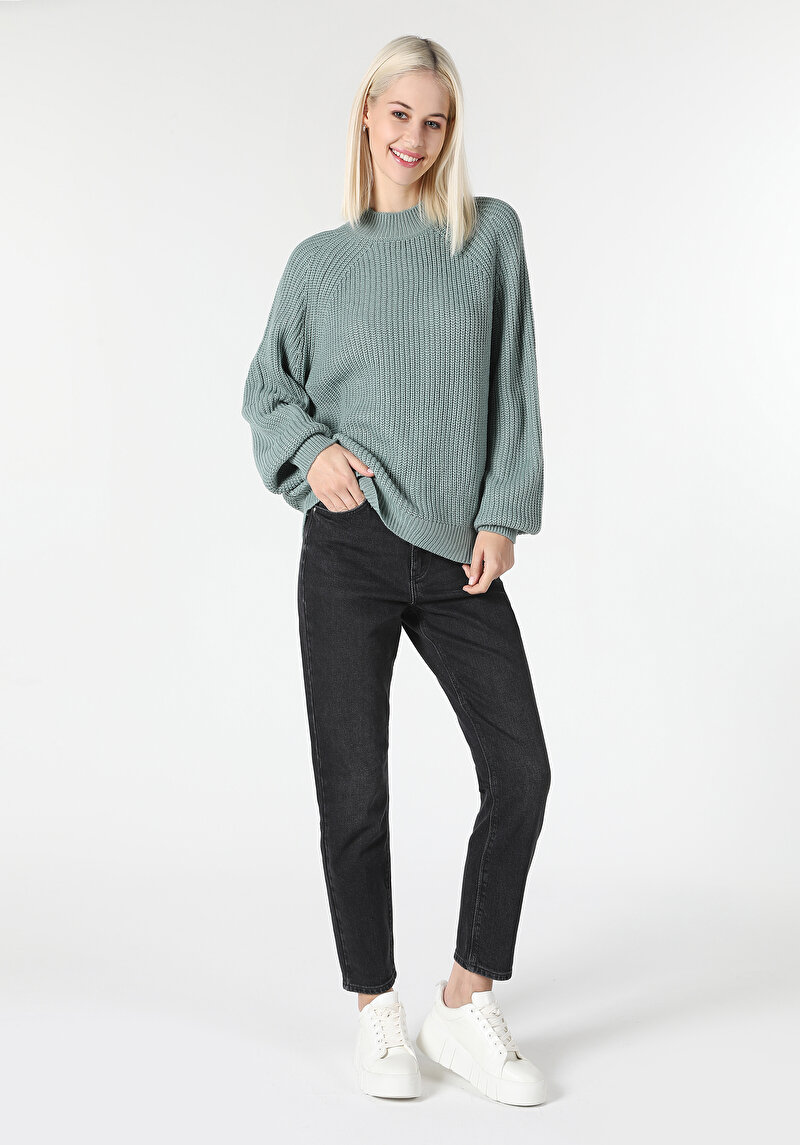 Imagine a Pulover De Dama Verde Regular Fit  Cl1055303