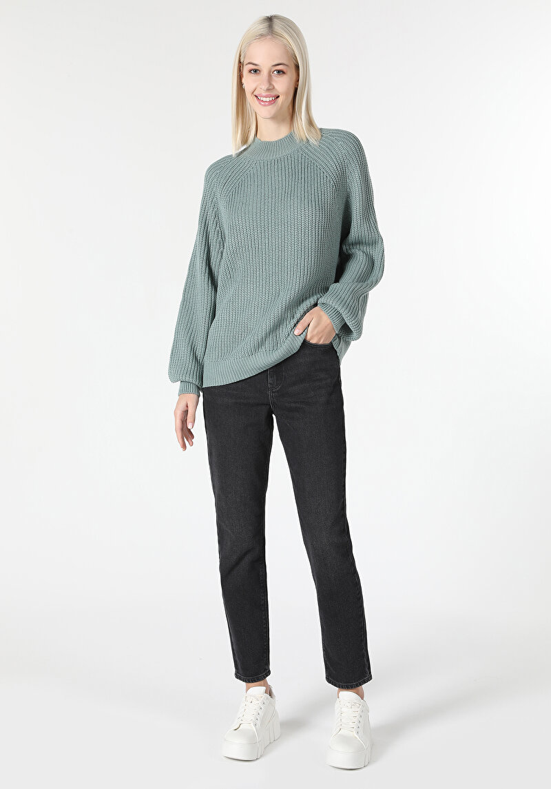 Afișați detalii pentru Pulover De Dama Verde Regular Fit  Cl1055303