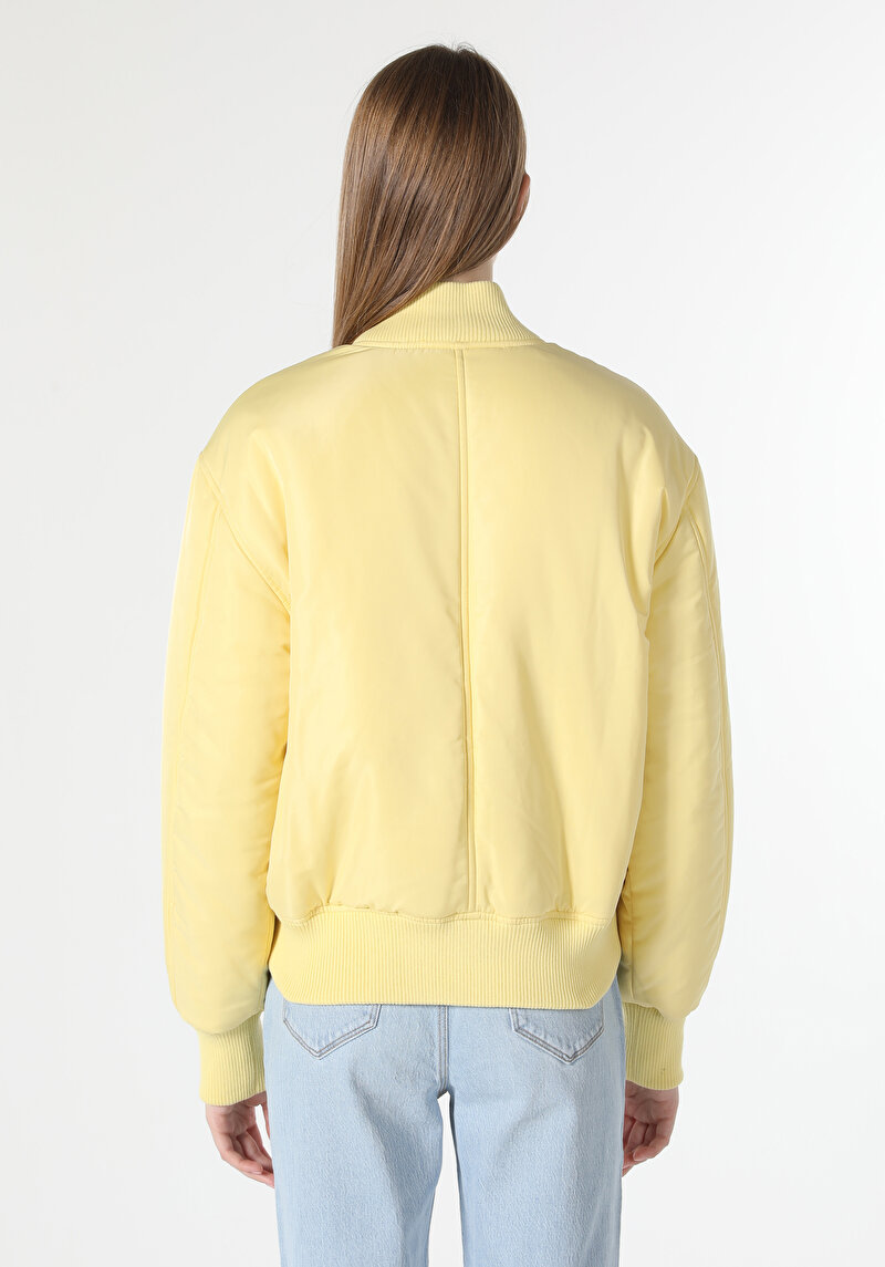 Imagine a Jacheta De Dama Galben Regular Fit Cl1062206