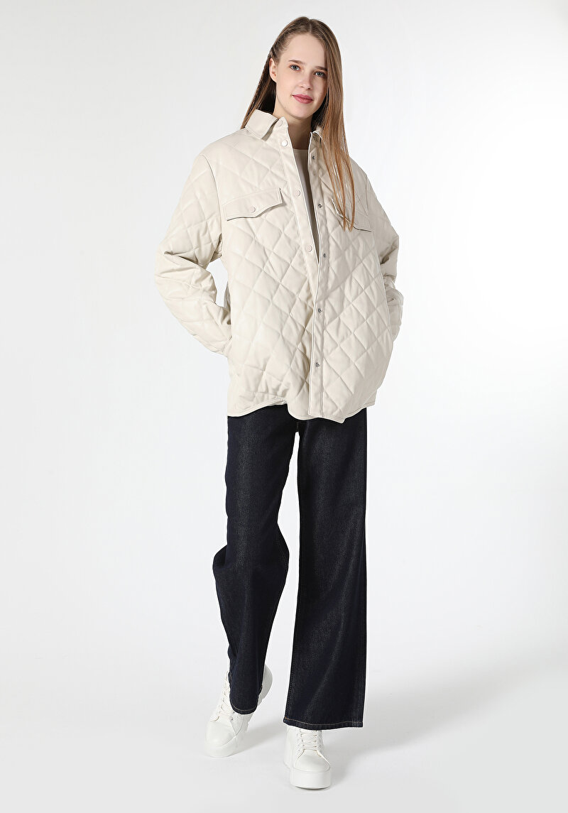 Afișați detalii pentru Jacheta De Dama Bej Regular Fit  Cl1062214