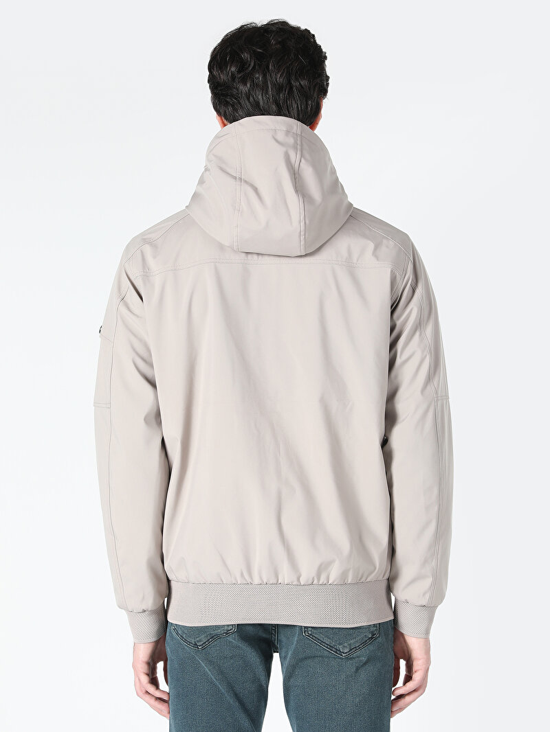 Imagine a Jacheta De Barbati Bej Regular Fit Cl1062533