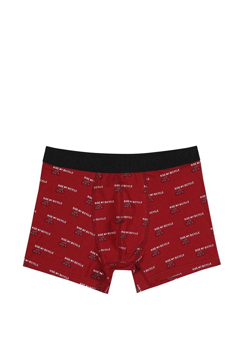 Imagine a Boxer Visiniu Pentru Bărbați Modern Fit