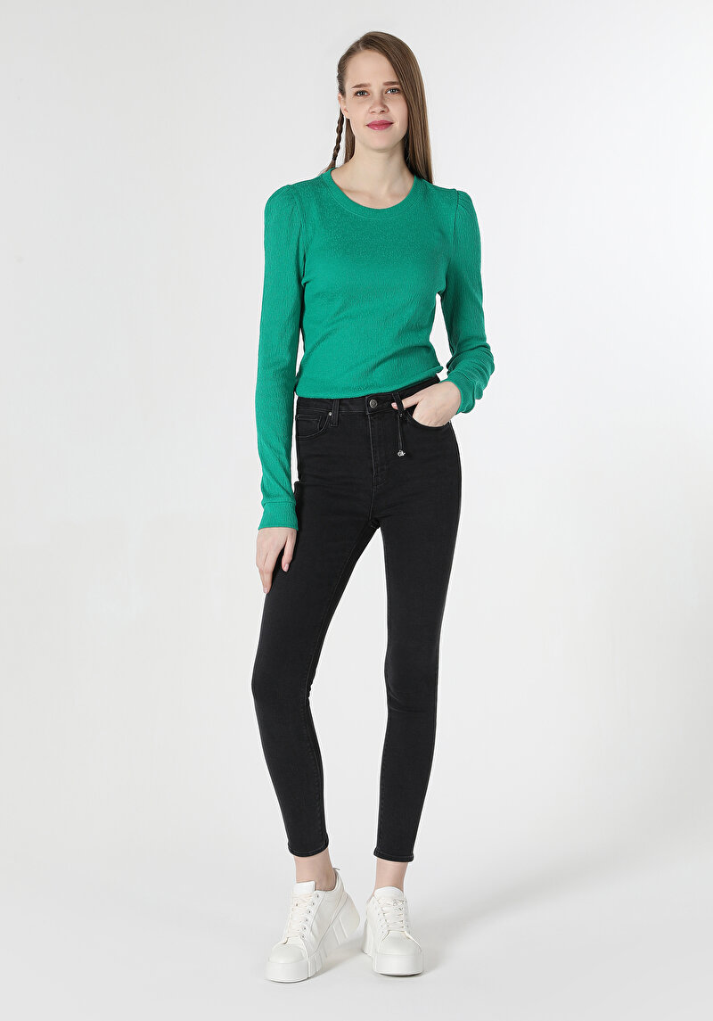 Imagine a Tricou Cu Maneca Lunga De Dama Verde Cl1061930