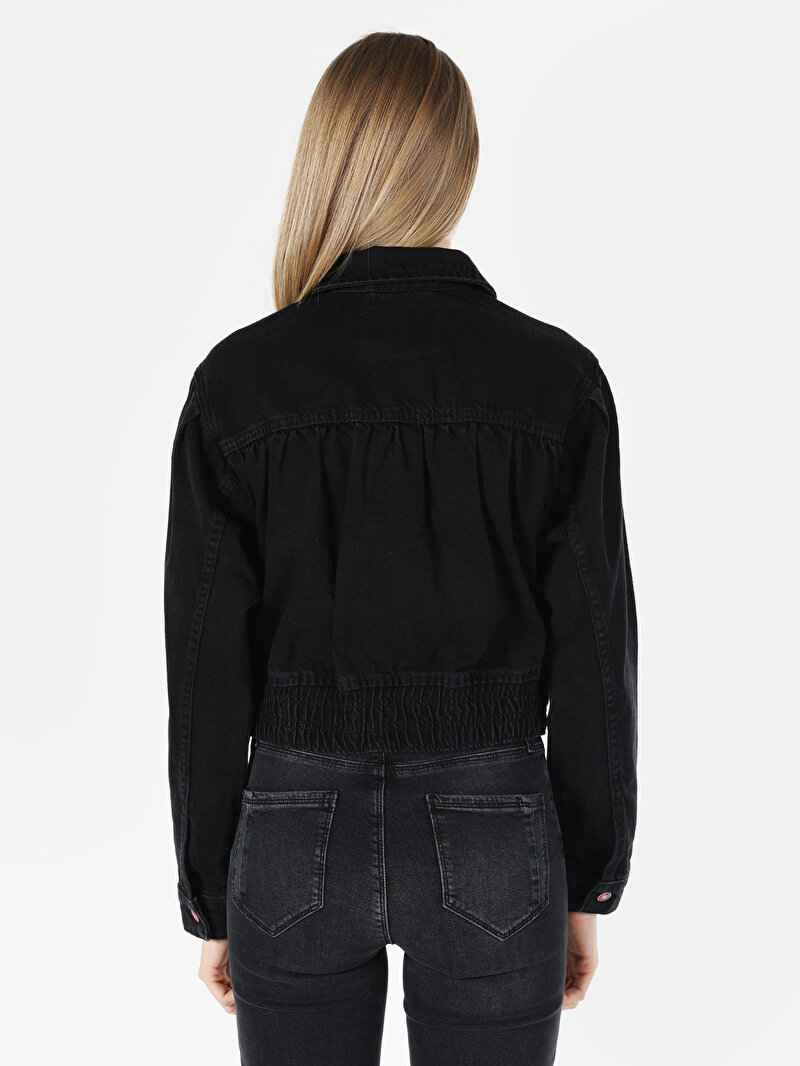 Imagine a Jacheta De Dama Negru Regular Fit Cl1062331