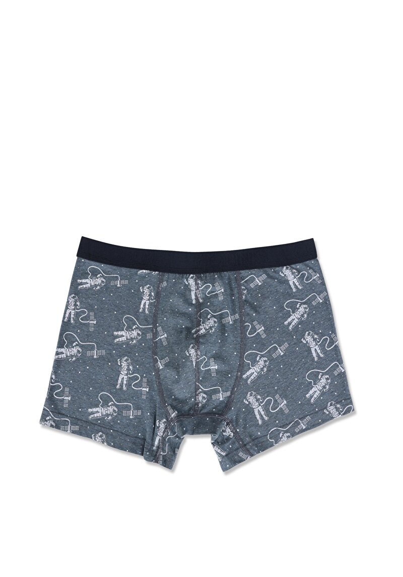 Imagine a Boxer Albastru Pentru Bărbați Modern Fit