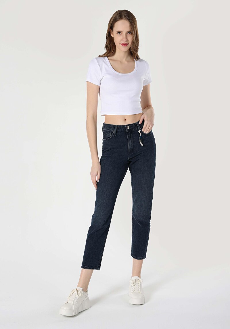 Imagine a Tricou Cu Maneca Scurta De Dama Alb Slim Fit Cl1063461