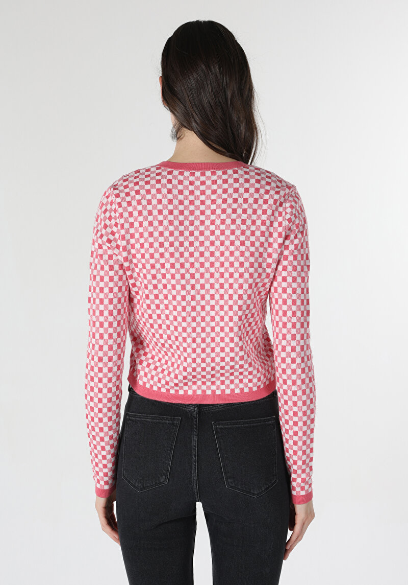 Afișați detalii pentru Cardigan Roz Pentru Femei Slim Fit