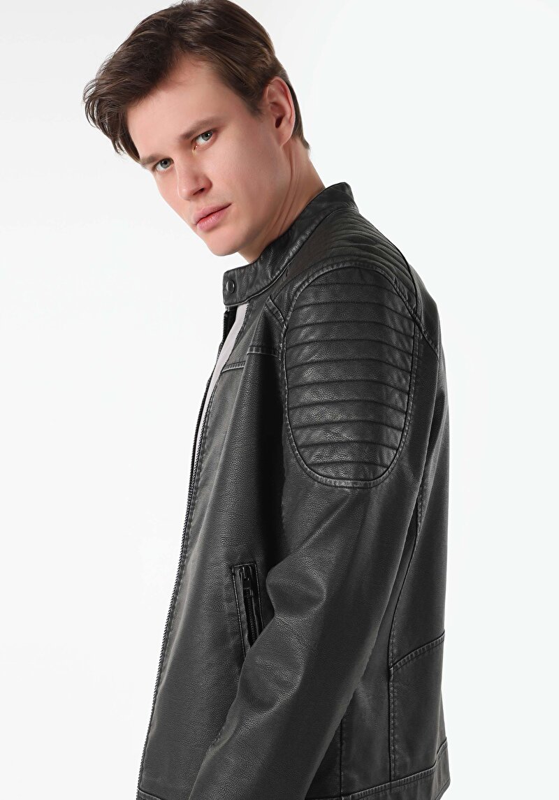Imagine a Jacheta De Barbati Negru Slim Fit  Cl1062456