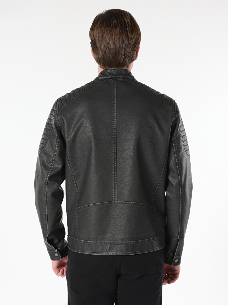 Imagine a Jacheta De Barbati Negru Slim Fit Cl1062456